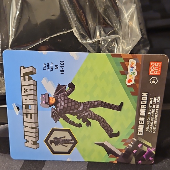 Disguise Dragon Costume - Black and Gray - Picture 3 of 4